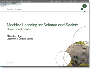 Machine Learning for Science and Society