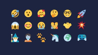 Buggi bruger emojis
