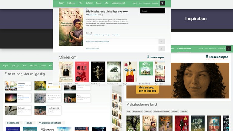 Lad Læsekompasset inspirere på bibliotekets hjemmeside