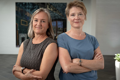 Laura Mørkøv Holm og Marianne Dybkjær